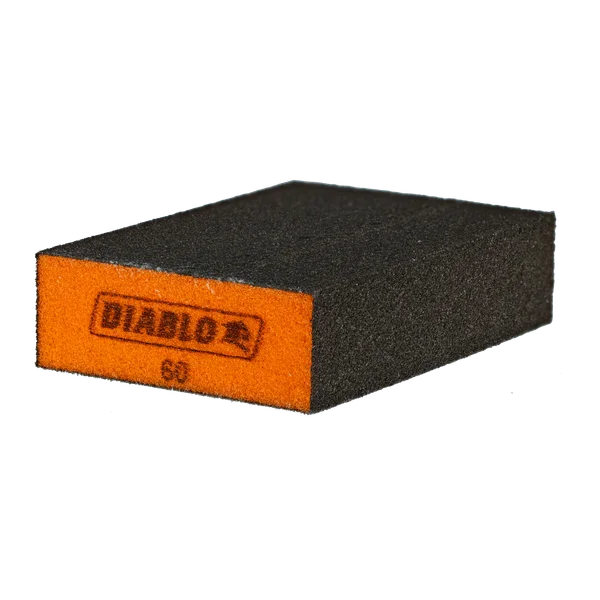 Flat 60-Grit (Medium) Sanding Sponge (3-Piece)