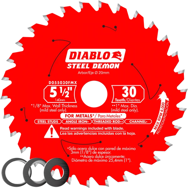 5ƒ??1/2 in. x 30 Tooth Steel Demon Metal Cutting Saw Blade