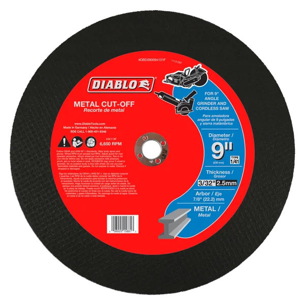 9 in. Metal Cut-Off Disc