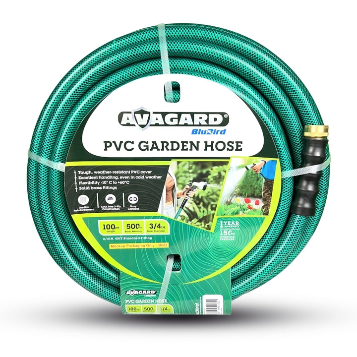 Avagard 3/4" x 100' PVC Water Hose - Durable Water Hose