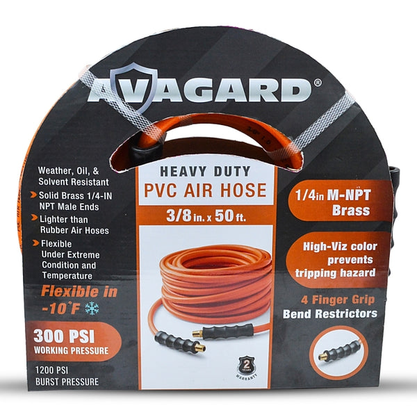 Avagard 3/8" x 50' PVC Air Hose - Reliable Pneumatic Hoses