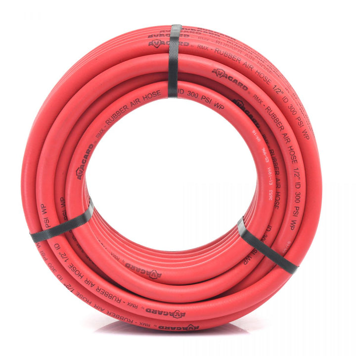 Avagard 1/2" x 300' Bulk Rubber Air Hose - Heavy-Duty Industrial Hoses