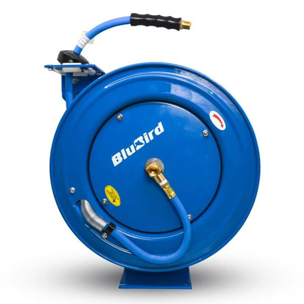 1/2" x 25' BluBird Single Arm Hose Reel - Auto & Construction