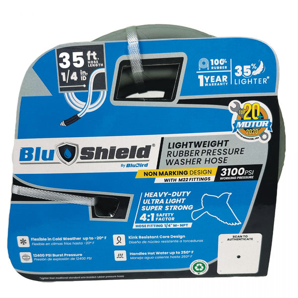 BluShield 1/4" X 35' Hose - Trusted in Multiple Industries